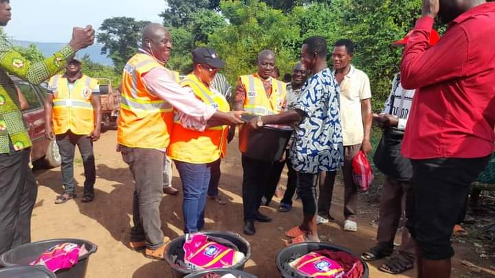 NADMO RELIEF ITEMS TO FLOOD VICTIMS